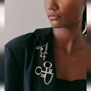 Free People Unlock Your Love Brooch Pin NWT